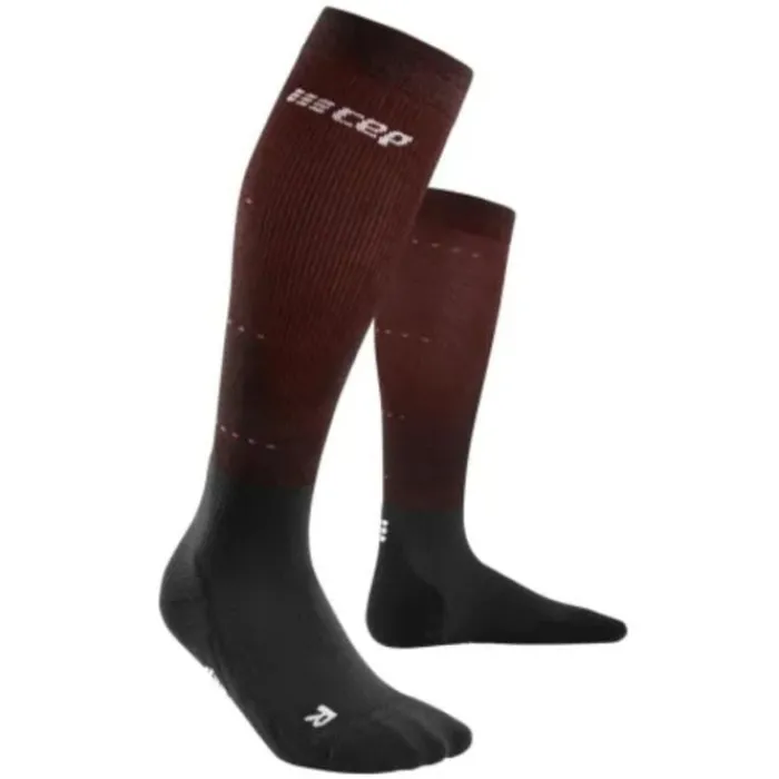 CEP Chaussettes|Chaussettes Running^Infrared Recovery Compression socks Rouge