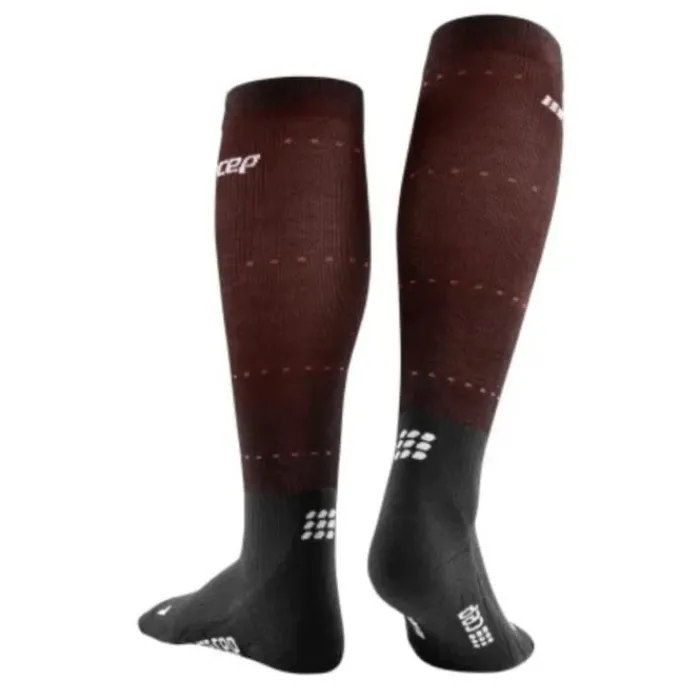 CEP Chaussettes|Chaussettes Running^Infrared Recovery Compression socks Rouge