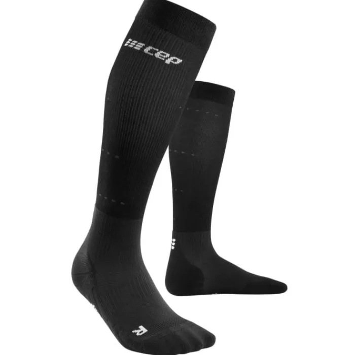 CEP Chaussettes|Chaussettes Running^Infrared Recovery Compression socks Noir