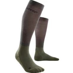 CEP Chaussettes|Chaussettes Running^Intrared Recovery Compression socks Rouge