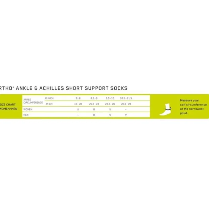 CEP Chaussettes|Chaussettes Running^Ortho Compression Achilles Support Short Socks