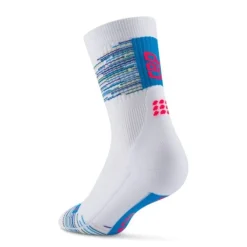CEP Chaussettes|Chaussettes Running^Paris Vibes 80's Mid Cut Sock Blanc