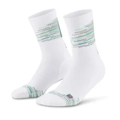 CEP Chaussettes|Chaussettes Running^Paris Vibes 80's Mid Cut Sock Blanc