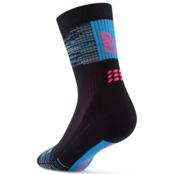 CEP Chaussettes|Chaussettes Running^Paris Vibes 80's Mid Cut Sock Noir