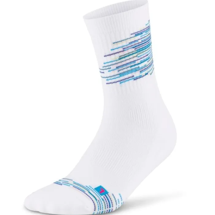 CEP Chaussettes|Chaussettes Running^Paris Vibes 80's Mid Cut Sock Blanc