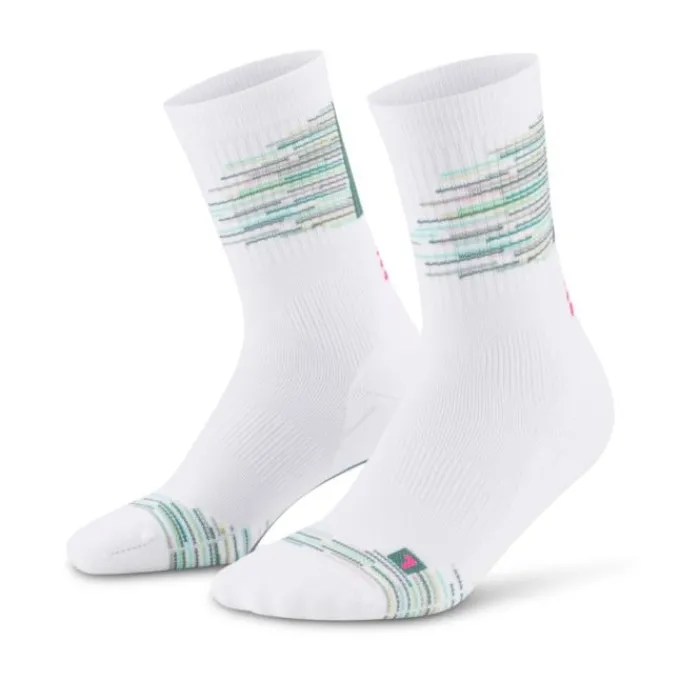 CEP Chaussettes|Chaussettes Running^Paris Vibes 80's Mid Cut Sock Blanc