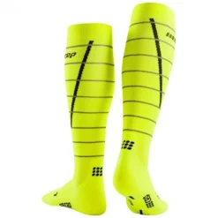 CEP Chaussettes|Chaussettes Running^Reflective Compression Socks Jaune