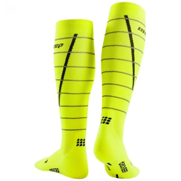 CEP Chaussettes|Chaussettes Running^Reflective Compression Socks Jaune