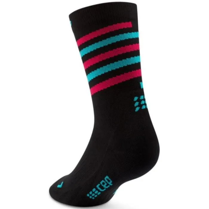 CEP Chaussettes|Chaussettes Running^The Run Limited 2024 Mid Cut Sock Noir