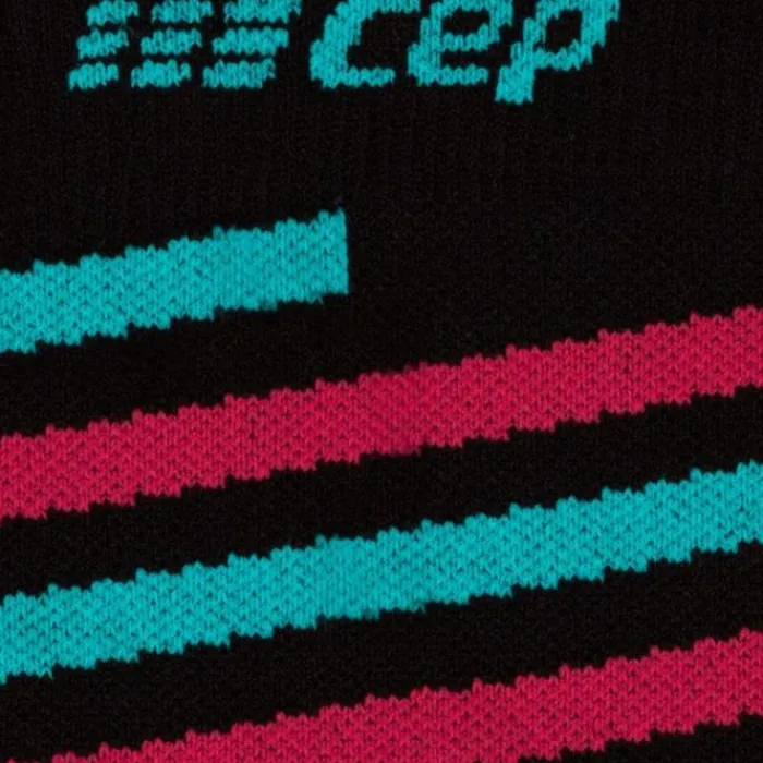 CEP Chaussettes|Chaussettes Running^The Run Limited 2024 Mid Cut Sock Noir
