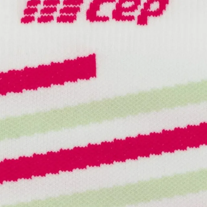 CEP Chaussettes|Chaussettes Running^The Run Limited 2024 Mid Cut Sock Blanc