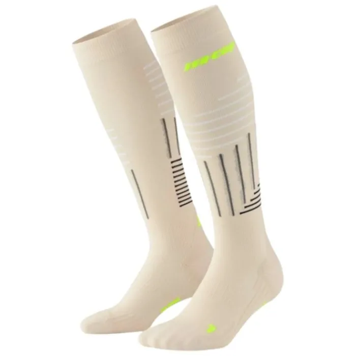 CEP Chaussettes|Chaussettes Running^The Run Limited Compression Jaune