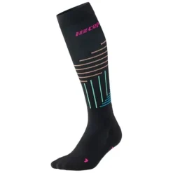 CEP Chaussettes|Chaussettes Running^The Run Limited Compression Noir