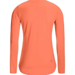 CEP T-shirt Et Manches Longues Running^The Run Shirt Round Neck Long Sleeve Orange