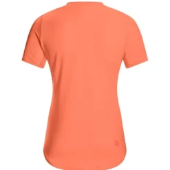 CEP T-shirt Et Manches Longues Running^The Run Shirt Round Neck Short Sleeve Orange