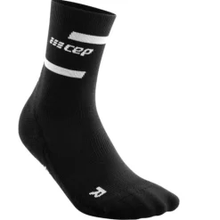 CEP Chaussettes|Chaussettes Running^The Run Socks Mid Cut V4 Noir