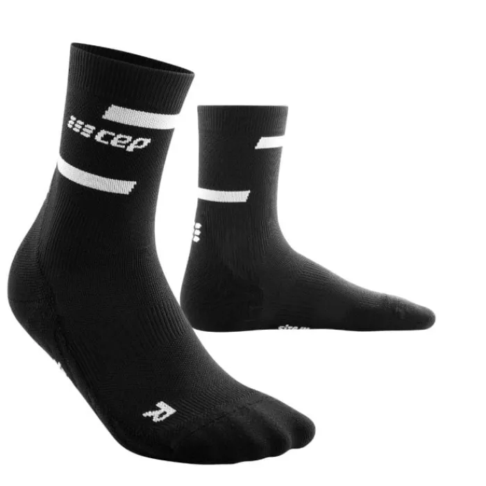 CEP Chaussettes|Chaussettes Running^The Run Socks Mid Cut V4 Noir