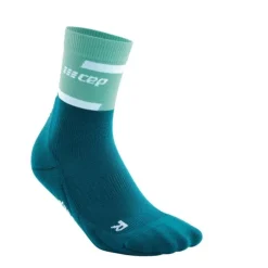 CEP Chaussettes|Chaussettes Running^The Run Socks Mid Cut V4 Bleu