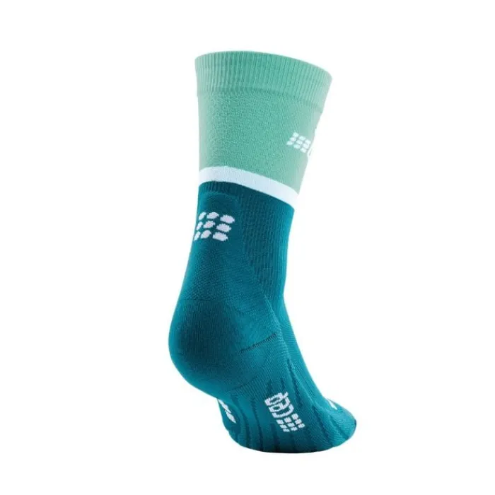 CEP Chaussettes|Chaussettes Running^The Run Socks Mid Cut V4 Bleu