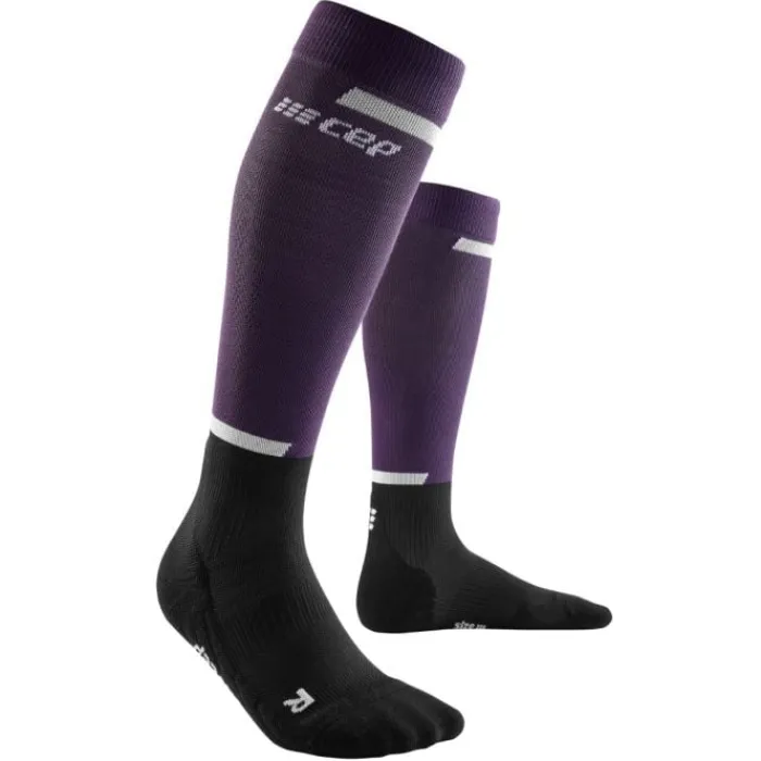 CEP Chaussettes|Chaussettes Running^The Run Socks Tall V4 Noir