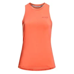 CEP T-shirt Et Manches Longues Running^The Run Tank Top Round Neck Orange