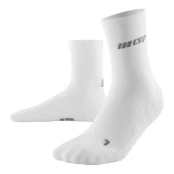 CEP Chaussettes|Chaussettes Running^Ultralight Compression Mid Cut Socks Blanc