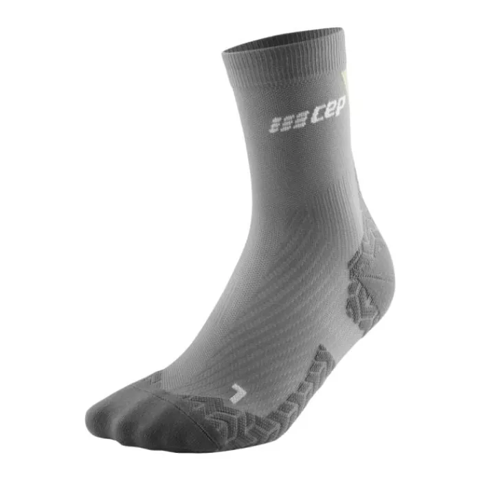 CEP Chaussettes|Chaussettes Running^Ultralight Compression Mid Cut Socks Gris