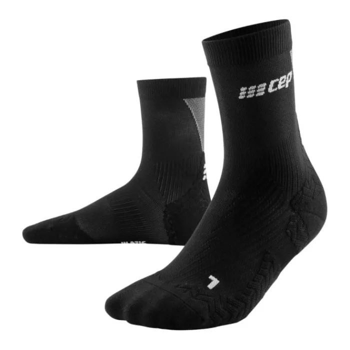 CEP Chaussettes|Chaussettes Running^Ultralight Compression Mid Cut Socks Noir