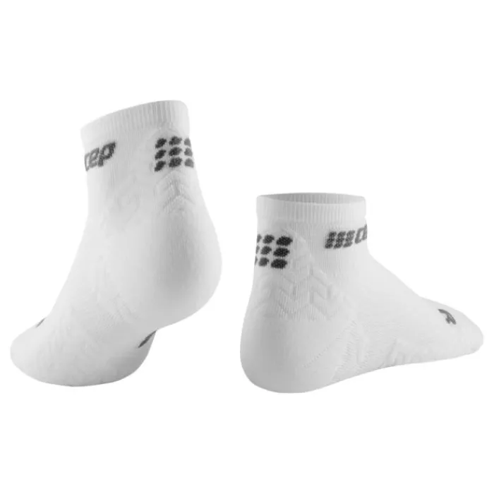CEP Chaussettes|Chaussettes Running^Ultralight Compression Low Cut Socks Blanc