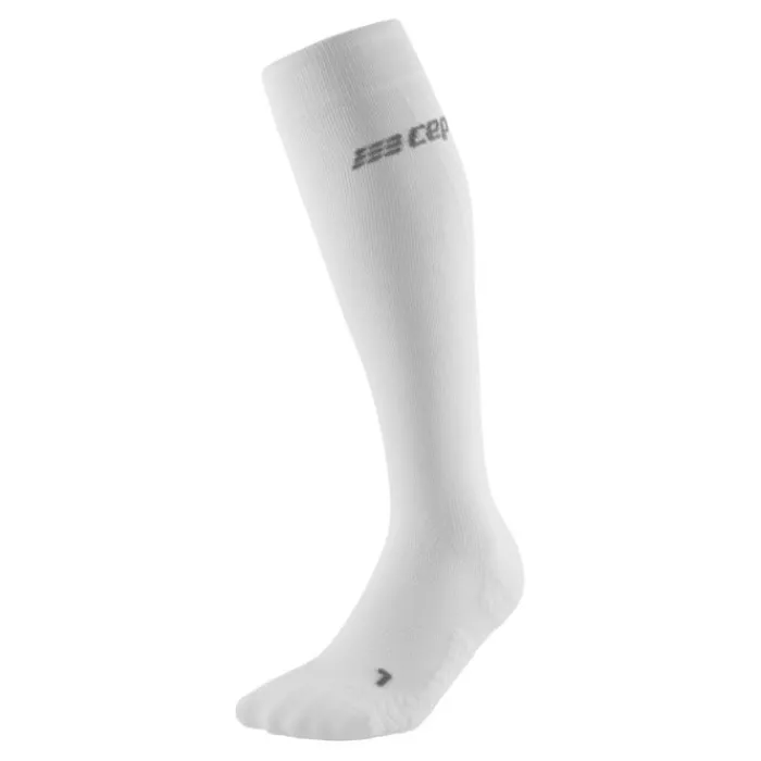 CEP Chaussettes|Chaussettes Running^Ultralight Tall Compression Socks Blanc