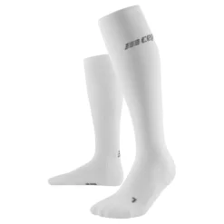 CEP Chaussettes|Chaussettes Running^Ultralight Tall Compression Socks Blanc