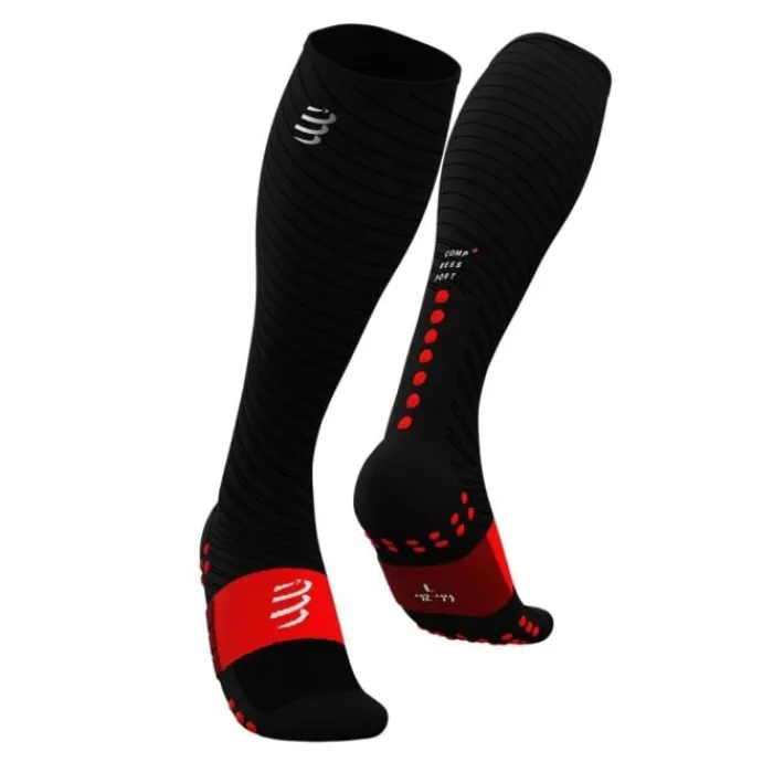 Compressport Chaussettes|Chaussettes Running^Full Socks Recovery Noir