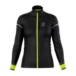 Compressport Veste Running^Hurricane Windproof Jacket Flash Noir