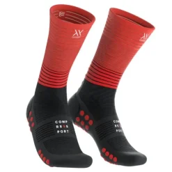 Compressport Chaussettes|Chaussettes Running^MID COMPRESSION SOCKS Noir