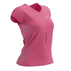Compressport T-shirt Et Manches Longues Running^Performance SS T-shirt Rose