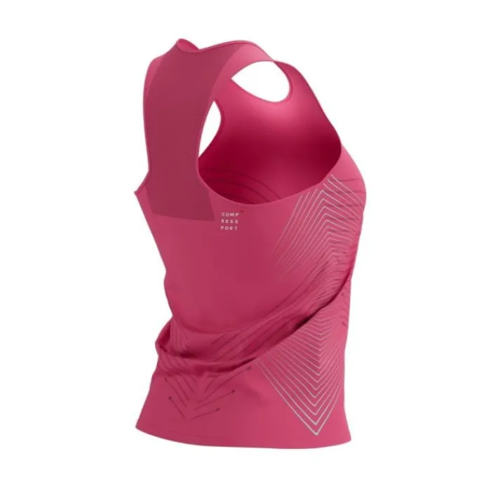 Compressport T-shirt Et Manches Longues Running^Performance Singlet Rose