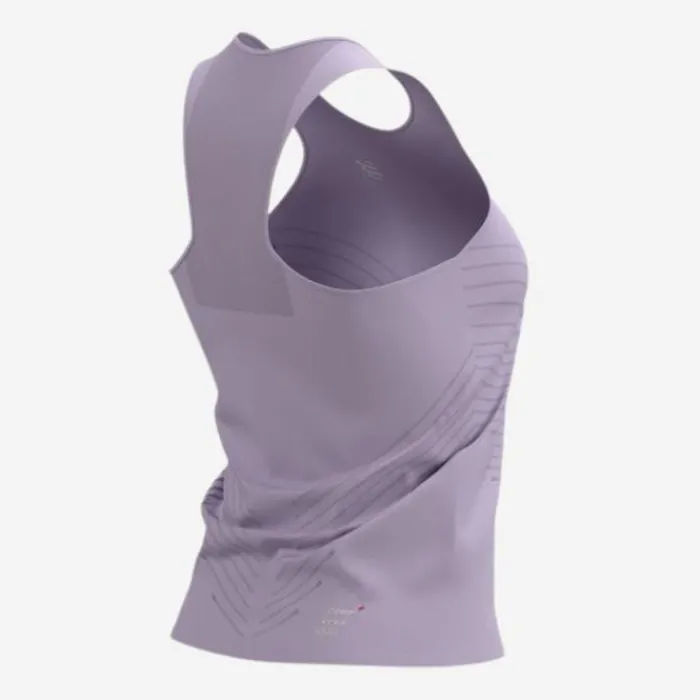 Compressport T-shirt Et Manches Longues Running^Performance Singlet Mauve