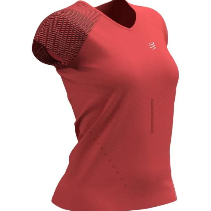 Compressport T-shirt Et Manches Longues Running^Performance SS T-shirt Rouge