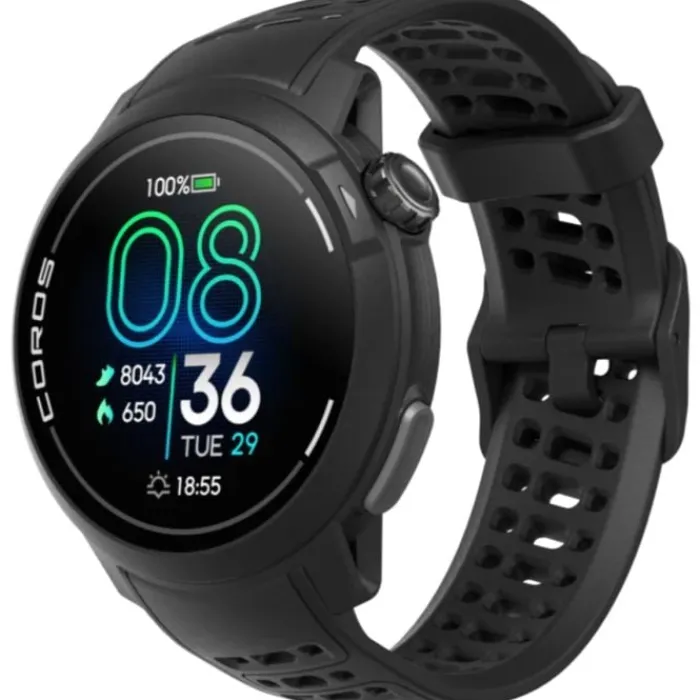 Coros Montres Course À Pied^Pace Pro (Silicone Band) Noir