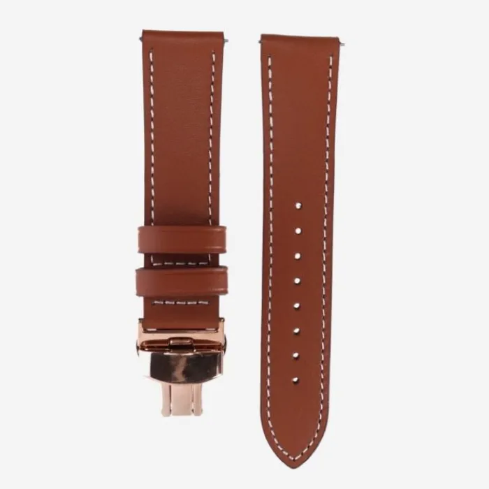 Elevate Bracelet De Montre^Watch Band for Forerunner 22mm (Leather) Marron