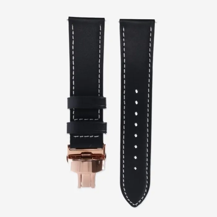 Elevate Bracelet De Montre^Watch Band for Forerunner 22mm (Leather) Noir