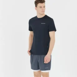 Endurance T-shirt Et Manches Longues Running^Abdon Melange Short Sleeve Tee Noir