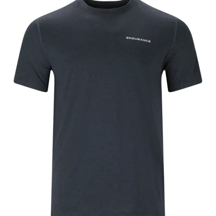 Endurance T-shirt Et Manches Longues Running^Abdon Melange Short Sleeve Tee Noir