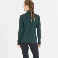 Endurance T-shirt Et Manches Longues Running^Aileen Midlayer Vert