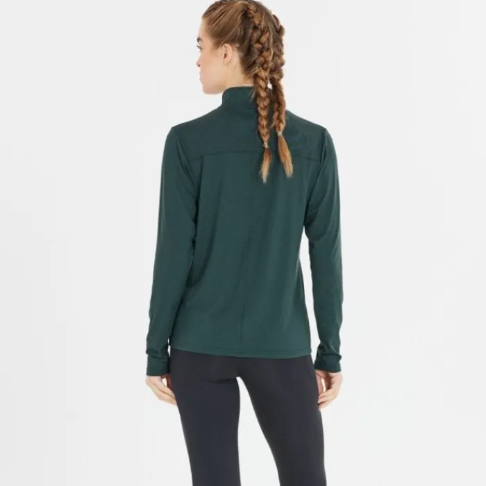 Endurance T-shirt Et Manches Longues Running^Aileen Midlayer Vert