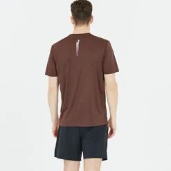 Endurance T-shirt Et Manches Longues Running^Alan Short Sleeve Tee Marron