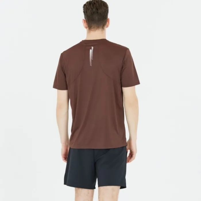 Endurance T-shirt Et Manches Longues Running^Alan Short Sleeve Tee Marron