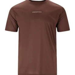 Endurance T-shirt Et Manches Longues Running^Alan Short Sleeve Tee Marron