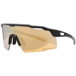 Endurance Lunettes De Running^Alberto Half-Frame Sports Glass Noir