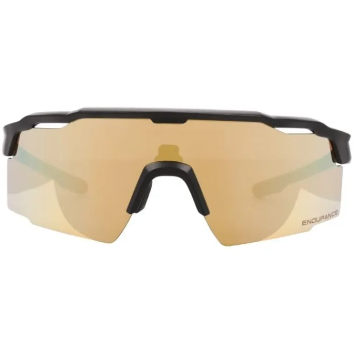 Endurance Lunettes De Running^Alberto Half-Frame Sports Glass Noir